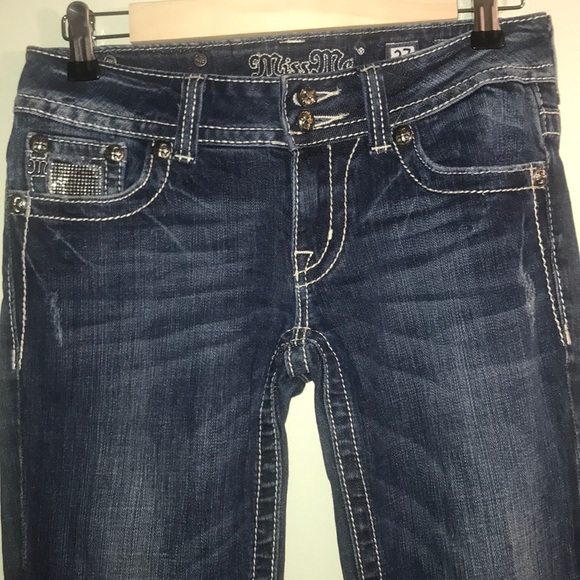 |Miss Me| Embellished Bootcut Jean Sz 27 JP5010-7 - Picture 3 of 8